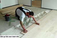 leggen van houten vloeren